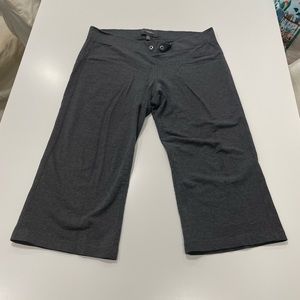 JACOB Dark Gray Cropped Jersey Pants ~ Size Large